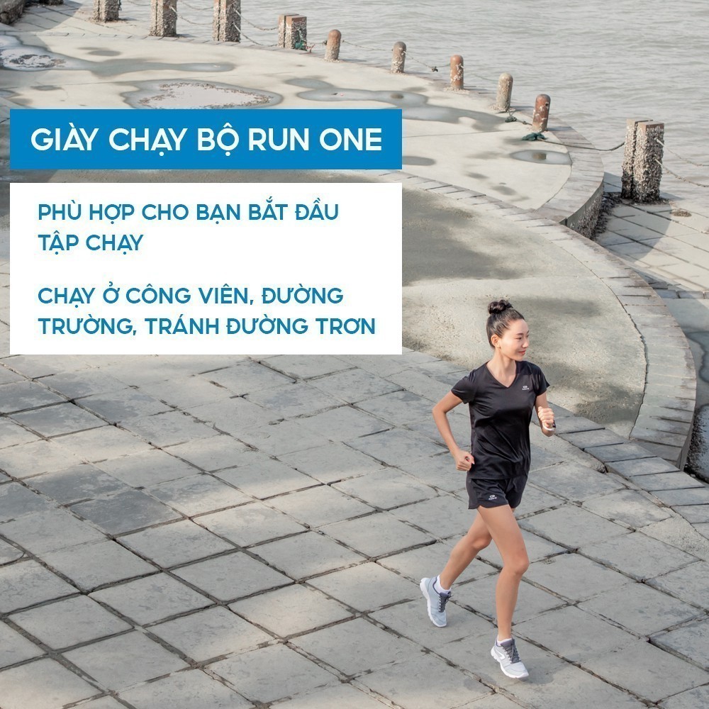 Mô tả Giày chạy bộ thể thao nữ DECATHLON siêu nhẹ màu xám 8351800 - 7