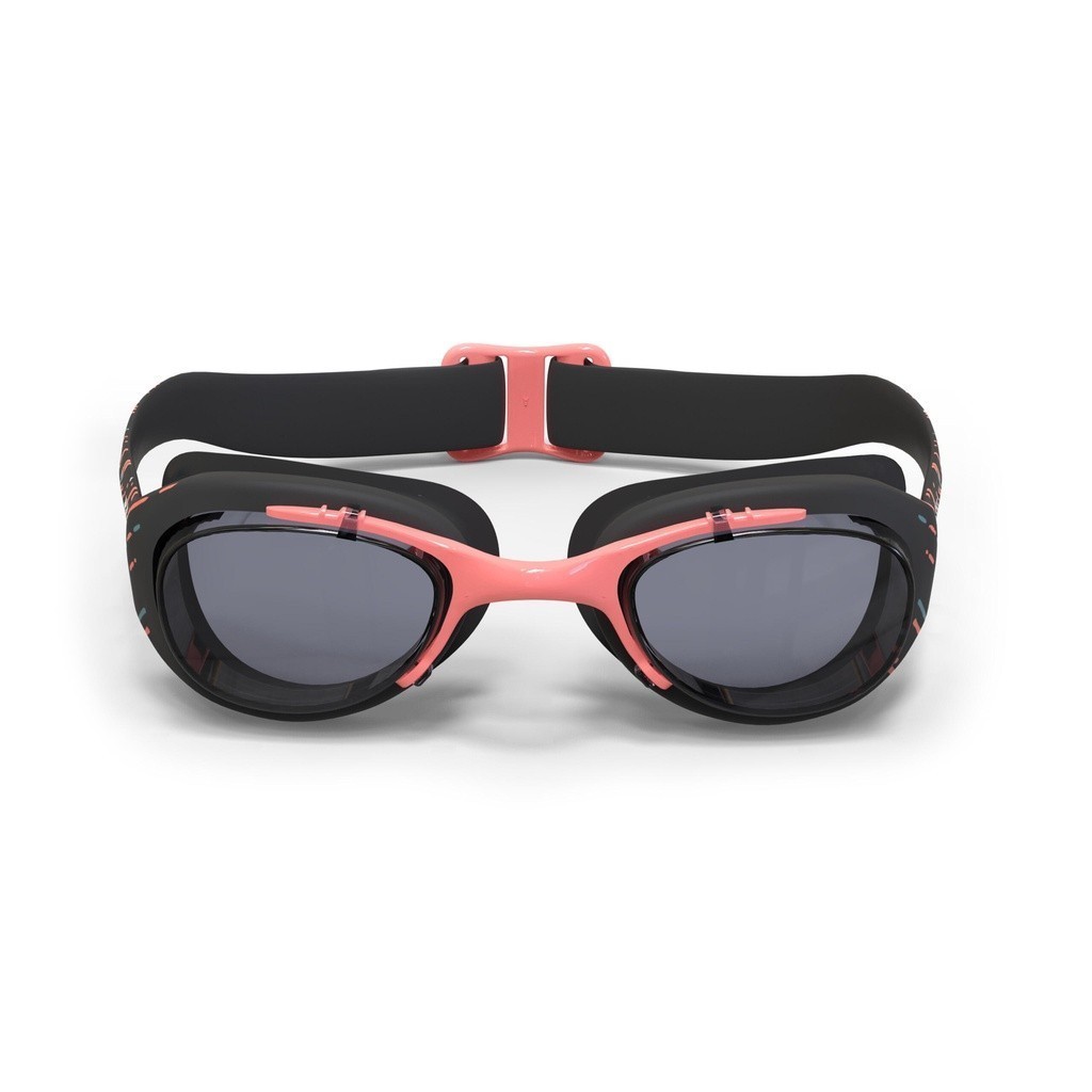 Mô tả Kính bơi tròng kính tròng suốt xbase 100 cỡ l đen/cam DECATHLON NABAIJI mã 8797651 - 2