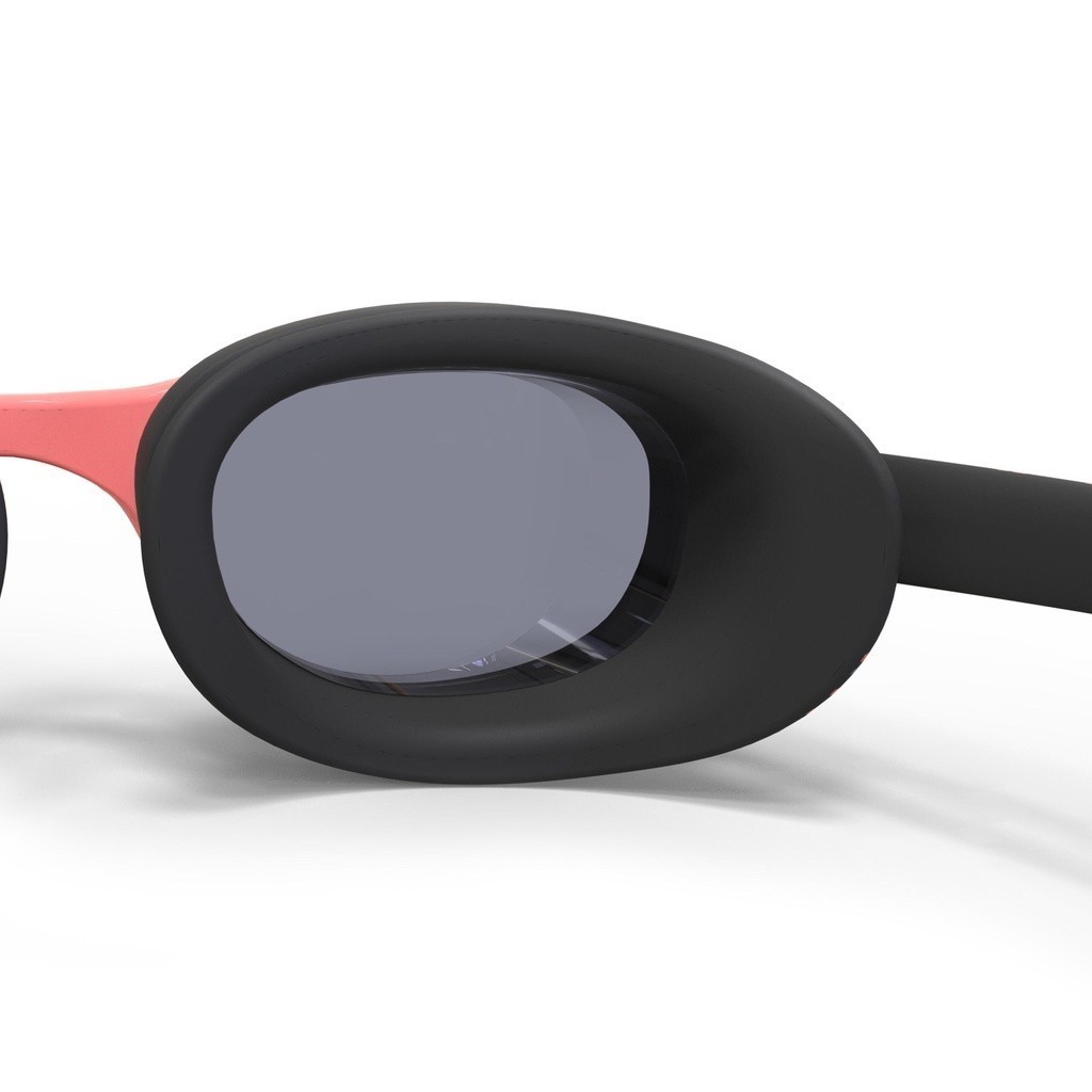 Mô tả Kính bơi tròng kính tròng suốt xbase 100 cỡ l đen/cam DECATHLON NABAIJI mã 8797651 - 5