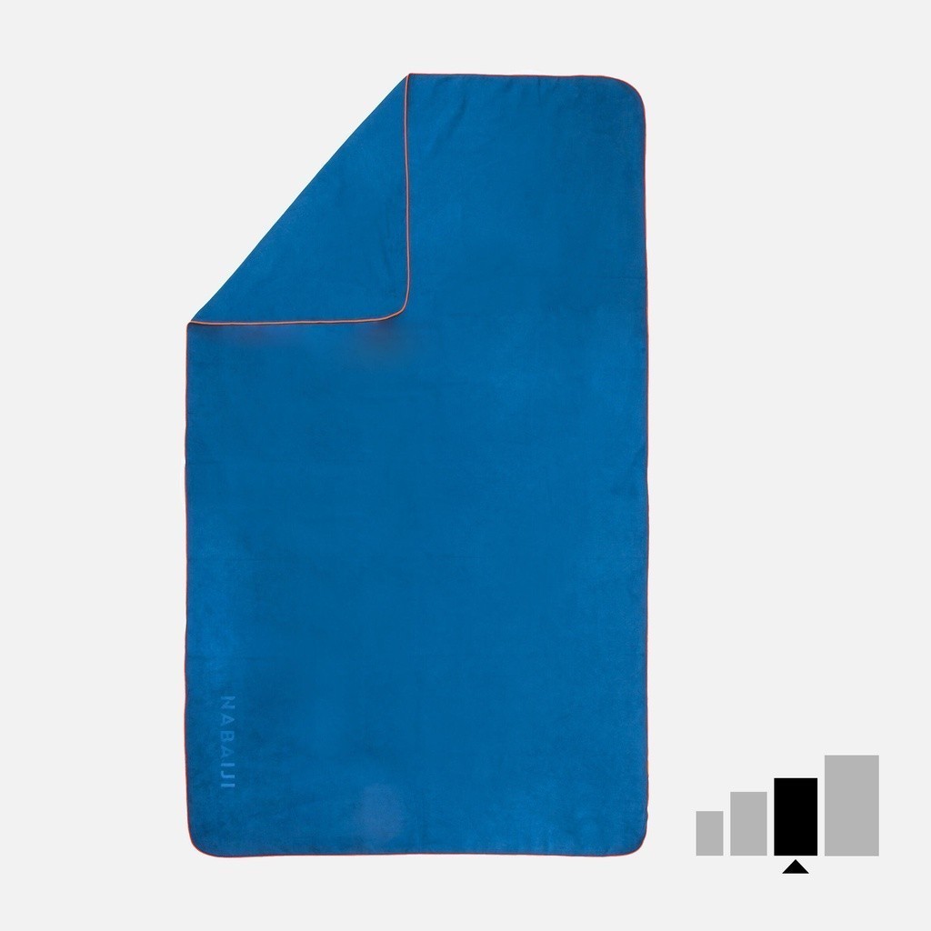 Mô tả Khăn tắm microfibre thấm hút cỡ l 80 x 130 cm xanh dương DECATHLON NABAIJI mã 8584433 - 2