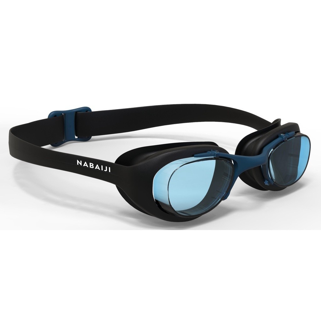 Mô tả Kính bơi tròng kính tròng suốt xbase 100 cỡ l cho người lớn đen DECATHLON NABAIJI mã 8669830 - 1