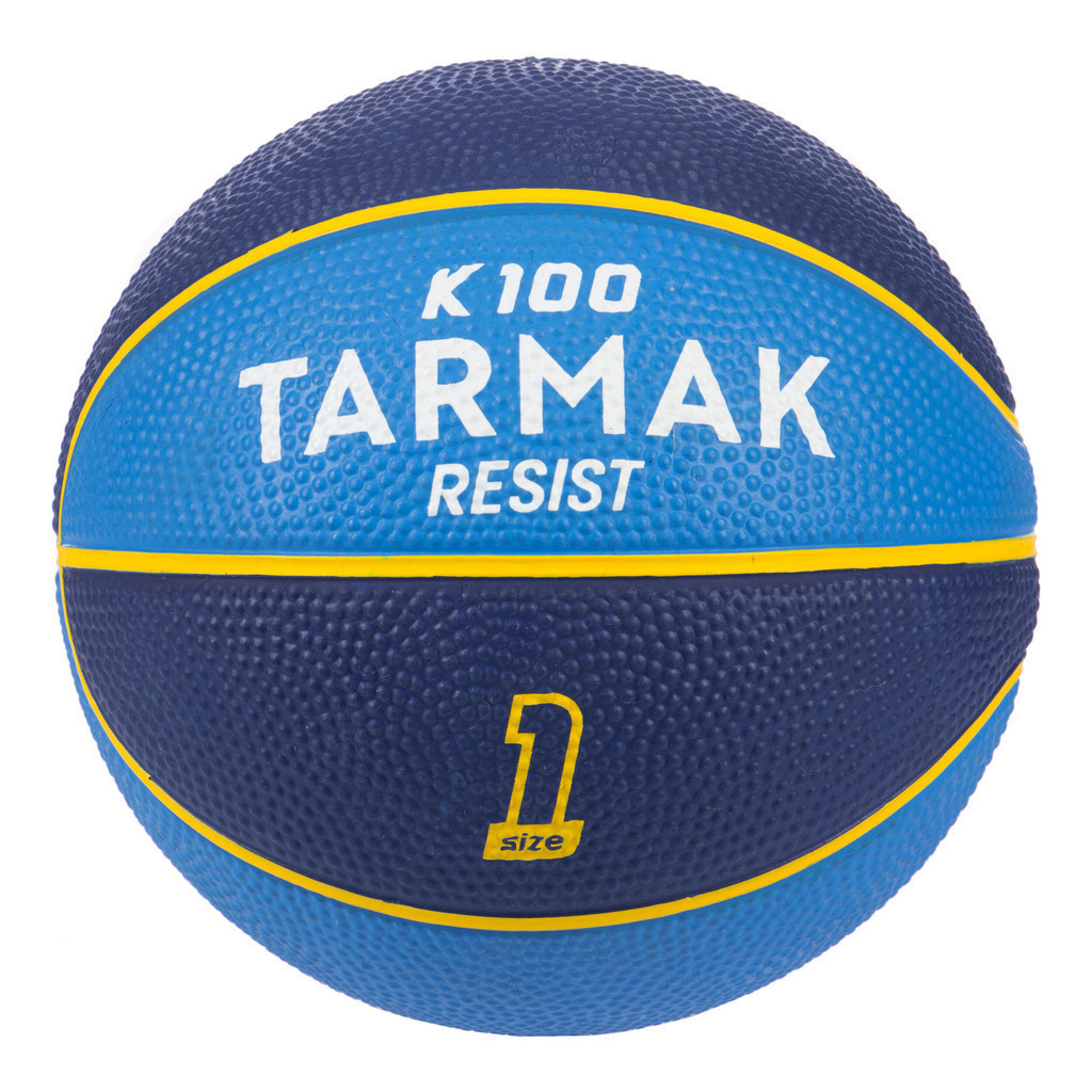 Mô tả Quả bóng rổ trẻ em cao su cỡ 1 k100 xanh dương Decathlon TARMAK mã 8616154 - 1