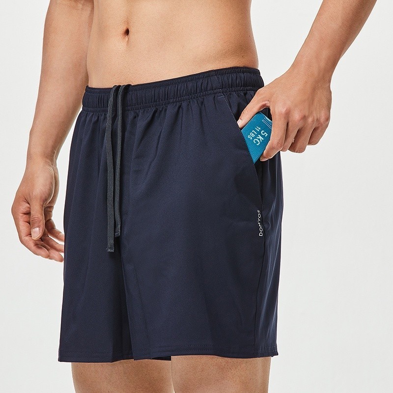 Mô tả Quần short tập fitness fst 100 cho nam xanh navy DECATHLON DOMYOS 8529981 - 1