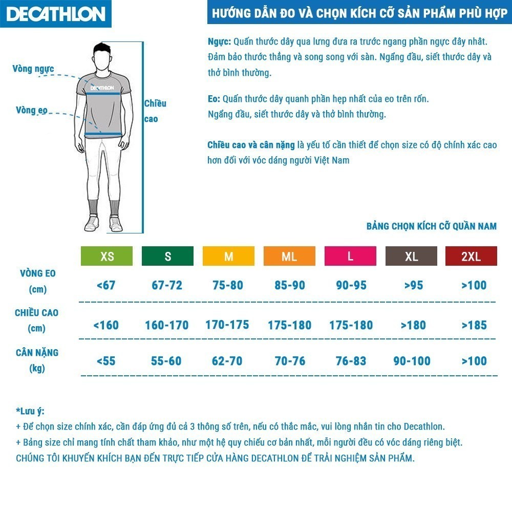 Mô tả Quần short tập fitness fst 100 cho nam xanh navy DECATHLON DOMYOS 8529981 - 2
