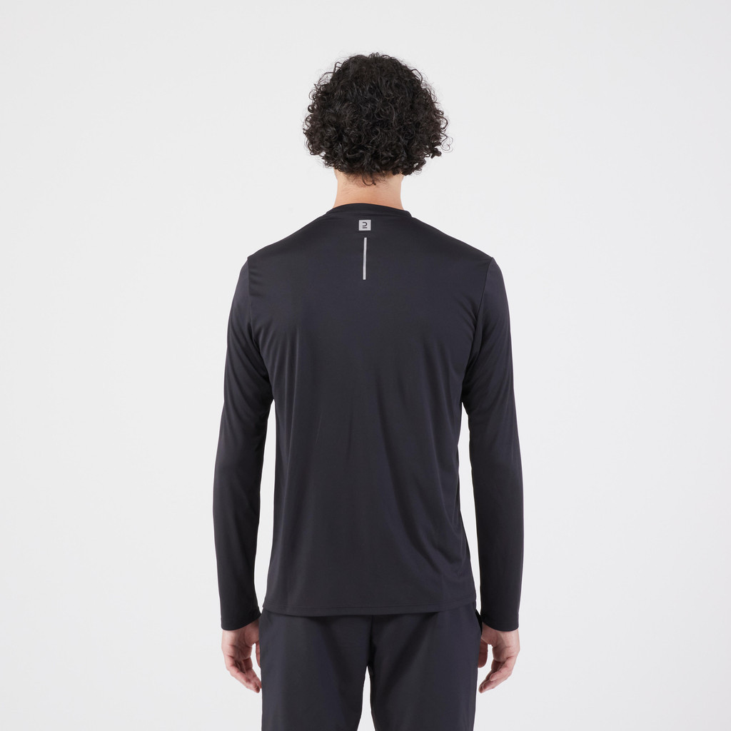 Mô tả Áo thun chạy bộ nam chống tia UV Run Dry 500 đen Decathlon KIPRUN 8817439 - 2