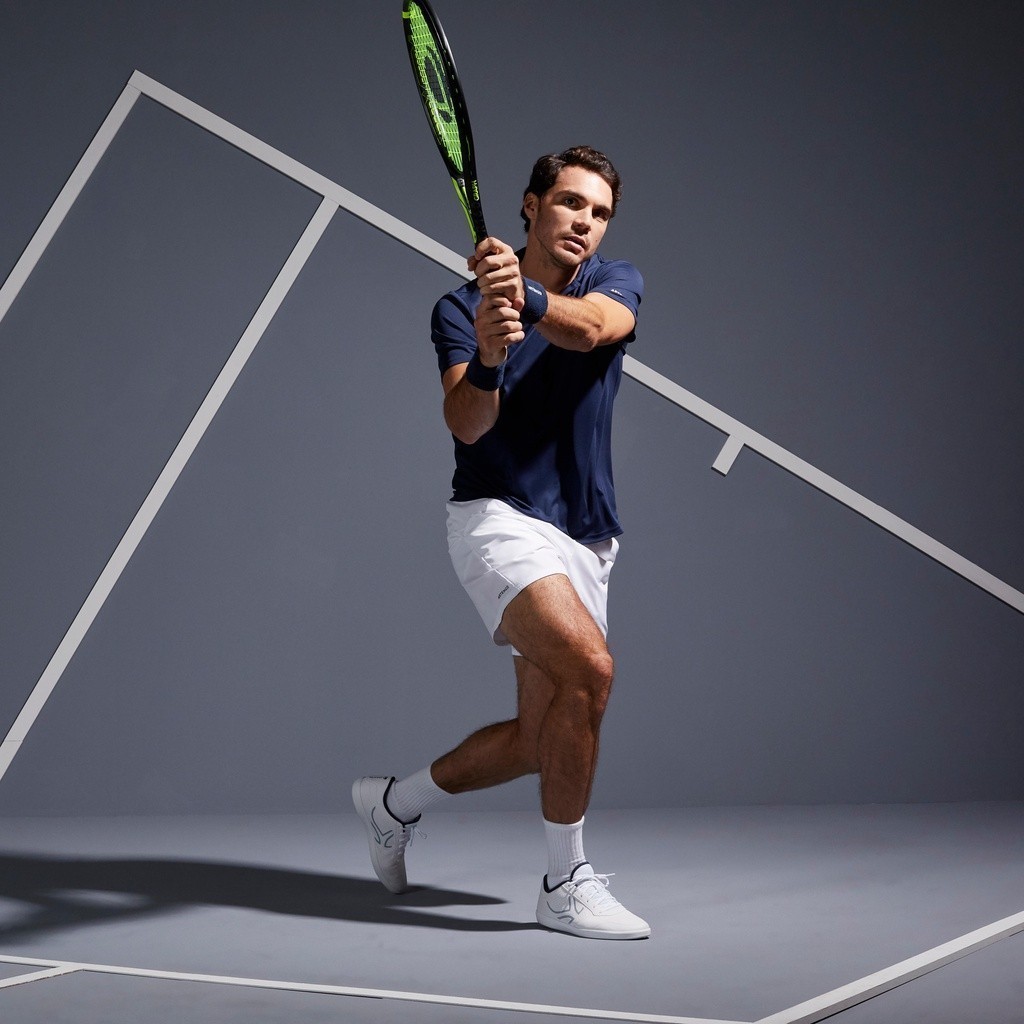 Mô tả Áo thun polo chơi tennis, cầu lông, bóng bàn, pickleball dry 100 DECATHLON cho nam - 8