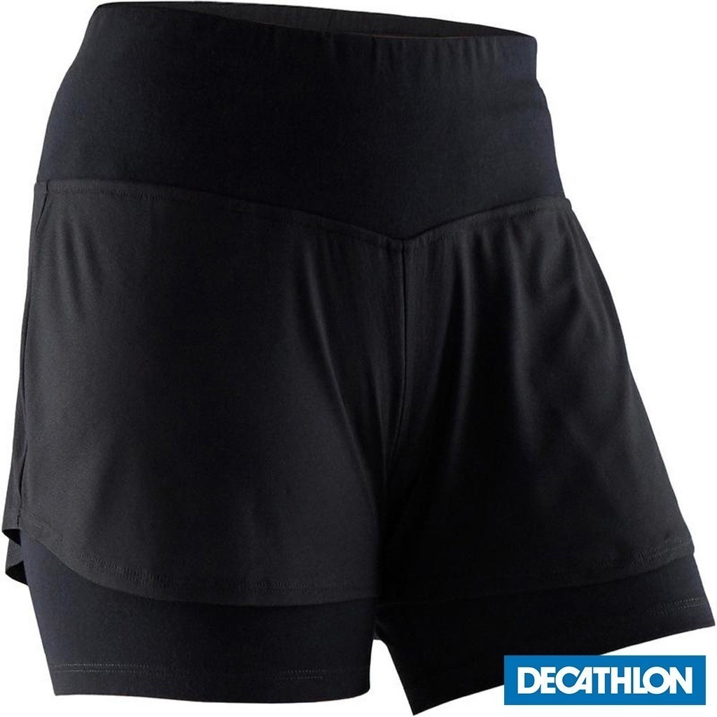 Mô tả Quần thể thao nữ tập gym, pilates DECATHLON nyamba màu đen mã 8518568 - 1