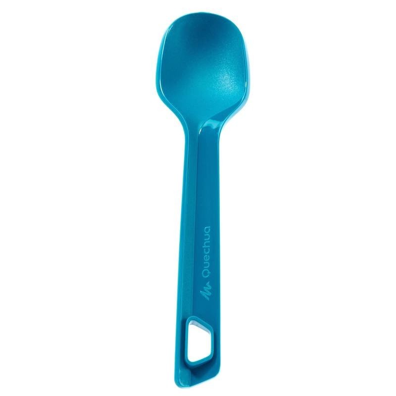 Mô tả Bộ 3 dao muỗng nĩa nhựa DECATHLON quechua cho cắm trại leo núi dã ngoại màu xanh dương mã 8386030 - 8
