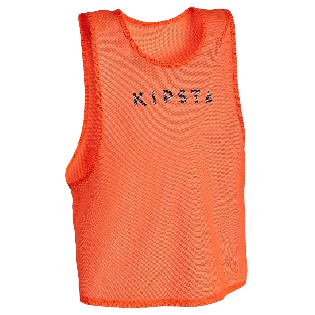 Mô tả Áo bib luyện tập cho người lớn DECATHLON kipsta cam dạ quang mã 8526947 - 2
