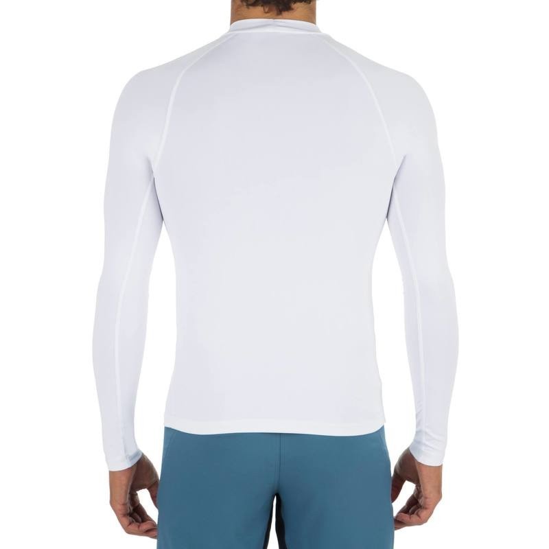 Mô tả Áo thun dài tay chống tia cực tím chơi lướt sóng 100 cho nam DECATHLON olaian trắng - 5