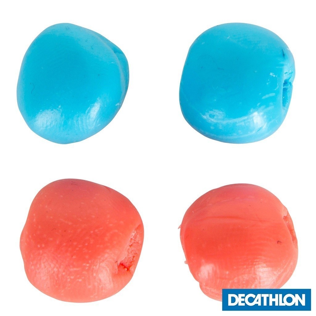 Mô tả Nút bịt tai silicone đi bơi màu đỏ xanh dương DECATHLON NABAIJI 8342902 - 1