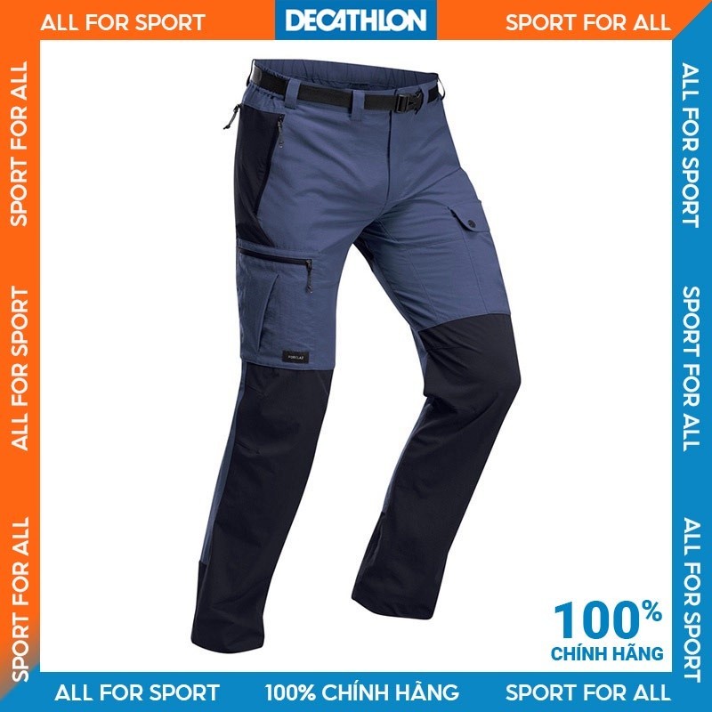 Mô tả Quần dài trekking nam dày 500 màu xanh lam DECATHLON forclaz 8605569 - 1