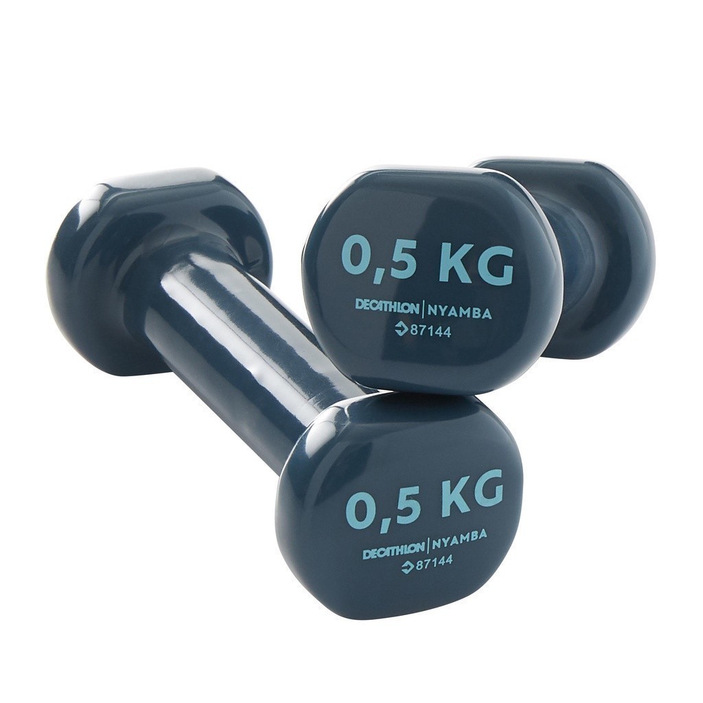 Mô tả Bộ 2 tạ cầm tay 0.5 kg màu xanh lam nam nữ DECATHLON DOMYOS nyamba 8336570 - 7