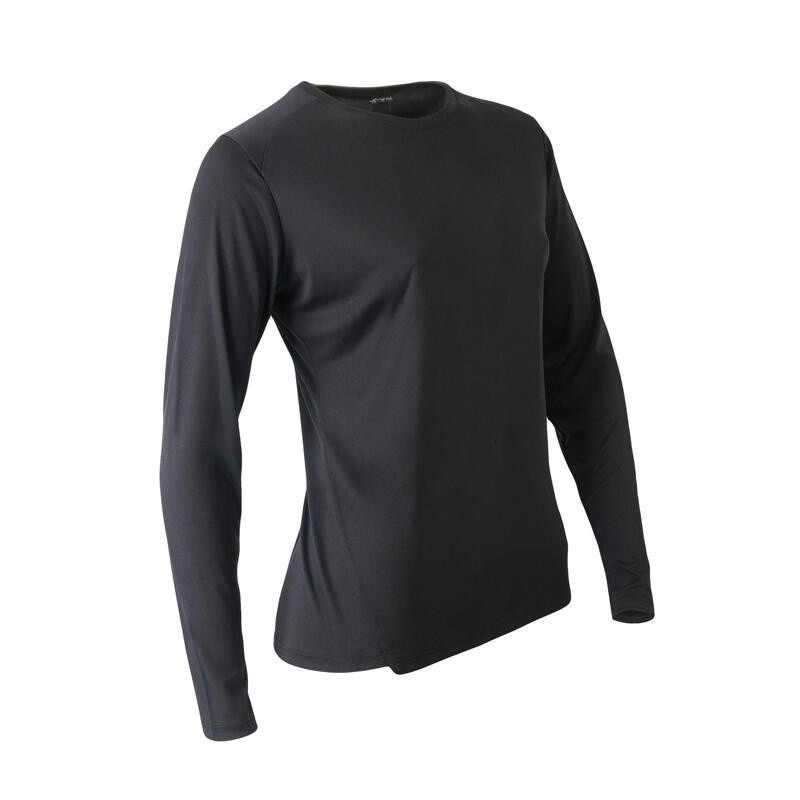 Mô tả Áo dài tay chạy bộ chống nắng sun protect cho nữ màu đen DECATHLON kalenji mã 8380664 - 5