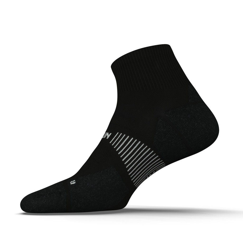 Mô tả Tất chạy bộ cổ lửng dày run900 đen DECATHLON kiprun mã 8608604 - 4