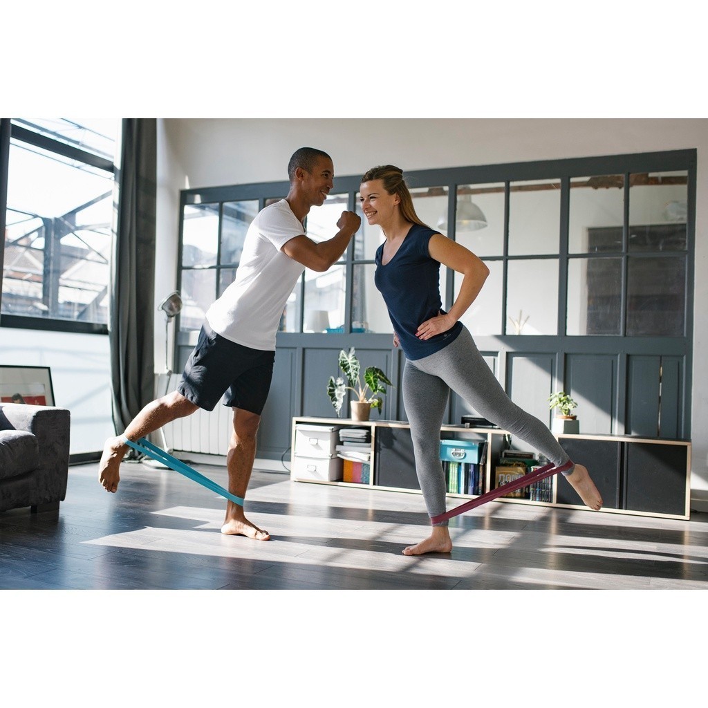 Mô tả Bộ dây kháng lực co giãn mini tập pilates 100 DECATHLON DOMYOS mã 8528803 - 7