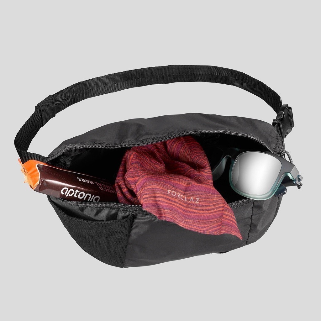 Mô tả Túi đeo hông du lịch 2l gọn nhẹ travel 100 đen DECATHLON forclaz mã 8560408 - 2