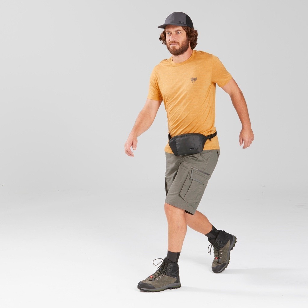 Mô tả Túi đeo hông du lịch 2l gọn nhẹ travel 100 đen DECATHLON forclaz mã 8560408 - 5