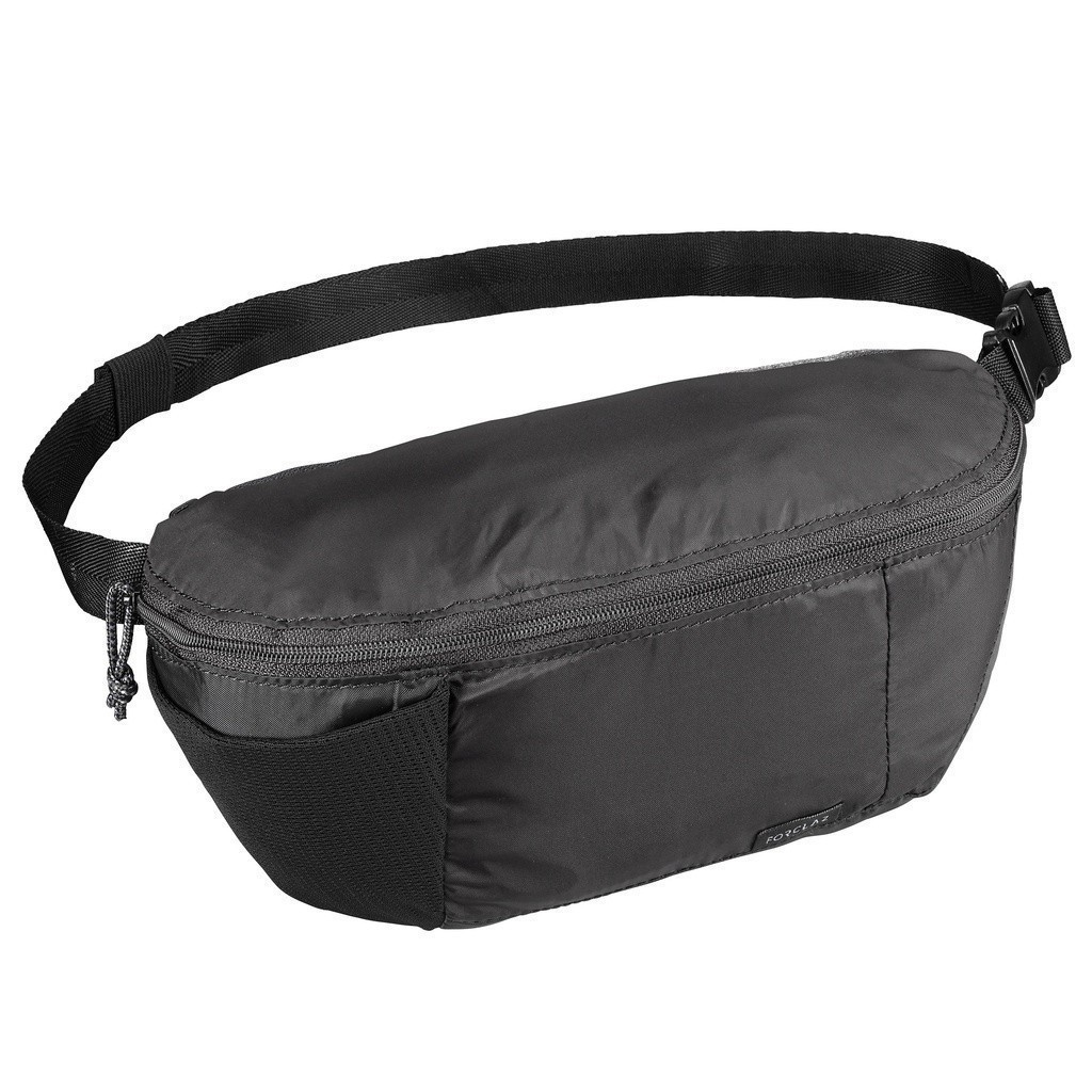 Mô tả Túi đeo hông du lịch 2l gọn nhẹ travel 100 đen DECATHLON forclaz mã 8560408 - 8