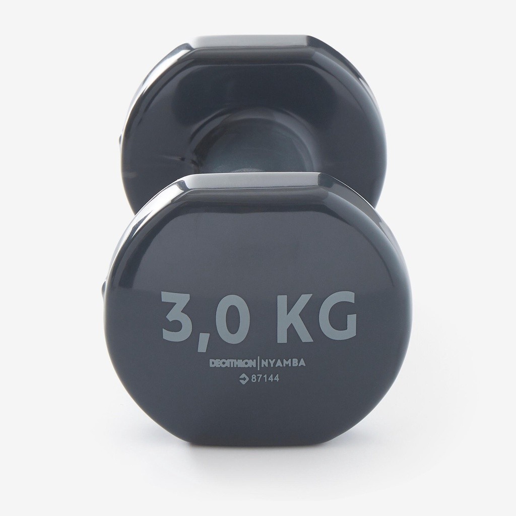 Mô tả Bộ 2 tạ cầm tay 3kg xám DECATHLON DOMYOS mã 8336581 - 1