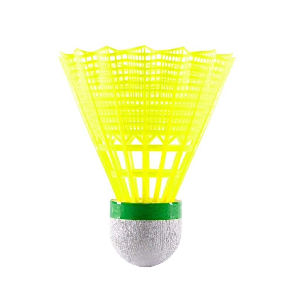 Mô tả Hộp 3 quả cầu lông nhựa tốc độ trung bình psc 100 trắng xanh lá cam DECATHLON perfly mã 8590063 - 3