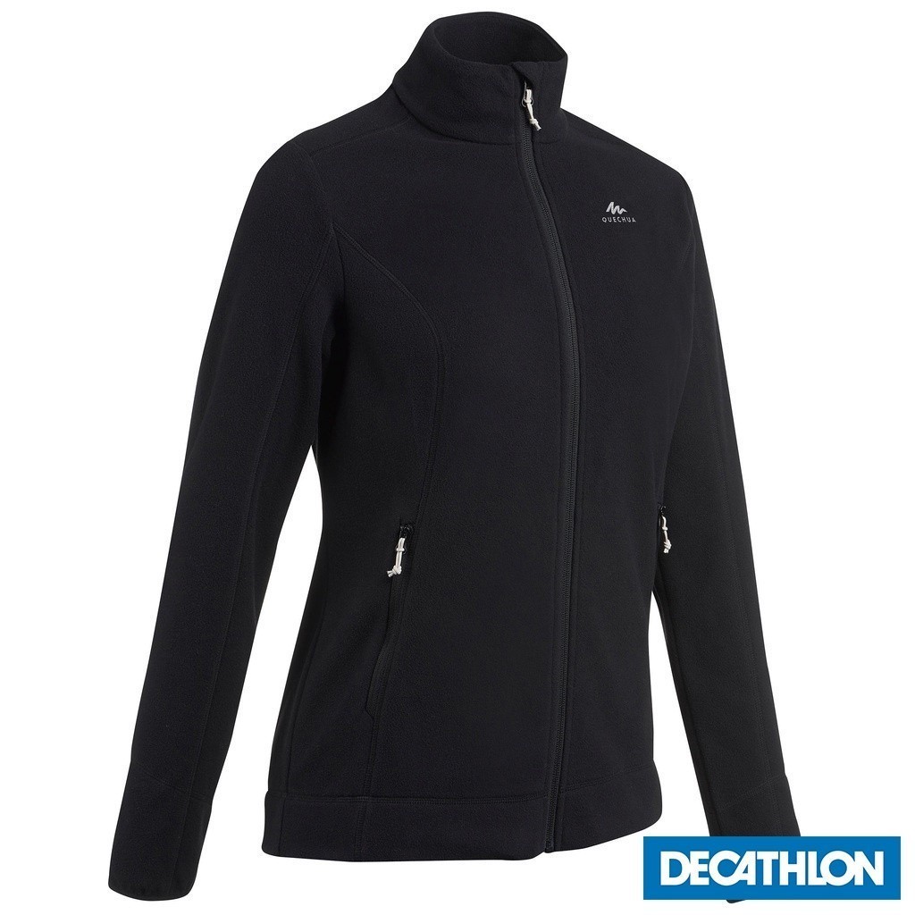 Mô tả Áo khoác nỉ hiking vùng núi mh120 cho nữ đen DECATHLON quechua mã 8505621 - 1