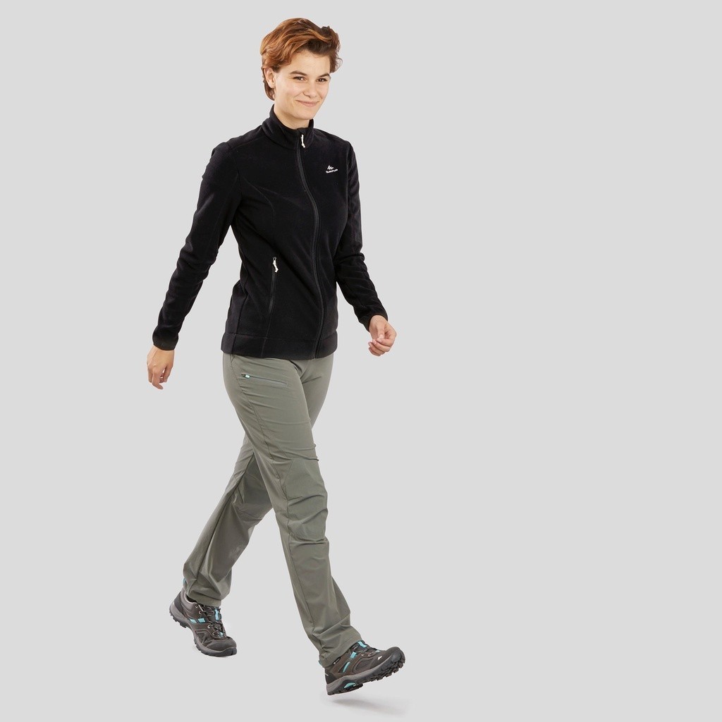 Mô tả Áo khoác nỉ hiking vùng núi mh120 cho nữ đen DECATHLON quechua mã 8505621 - 5