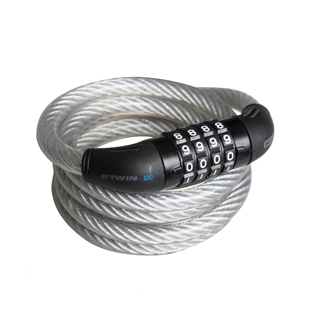 Mô tả Khóa dây mật mã bảo vệ xe đạp 120 DECATHLON elops mã 8168164 - 6