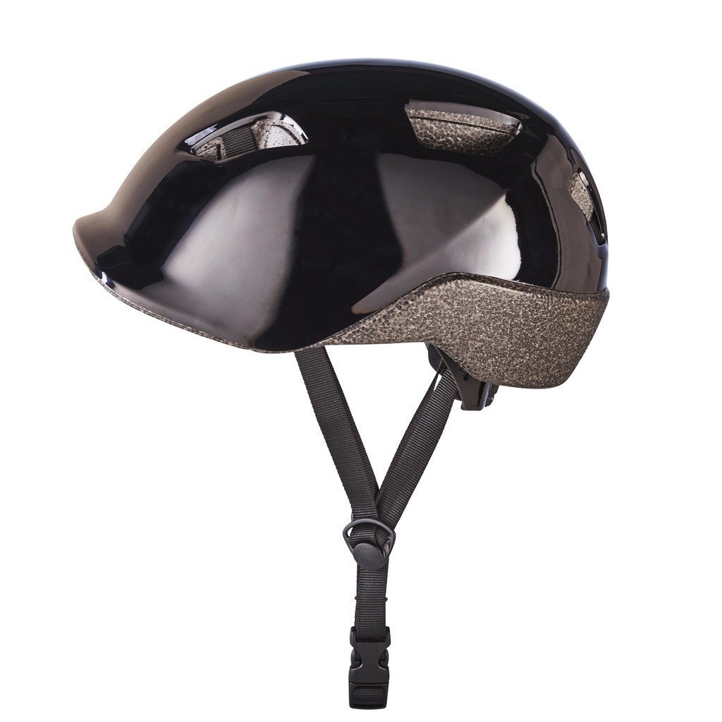 Mô tả Mũ bảo hiểm đạp xe 100 cho trẻ em đen DECATHLON btwin mã 8737453 - 4
