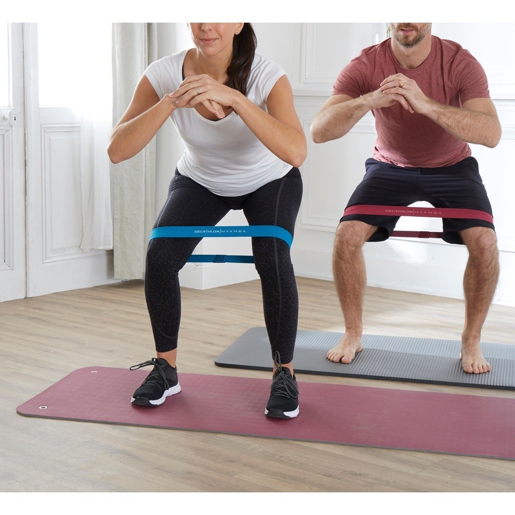 Mô tả Dây chịu lực tập pilate mini bằng vải mức kháng lực thấp 11 lbs 5 kg DECATHLON DOMYOS mã 8645654 - 4