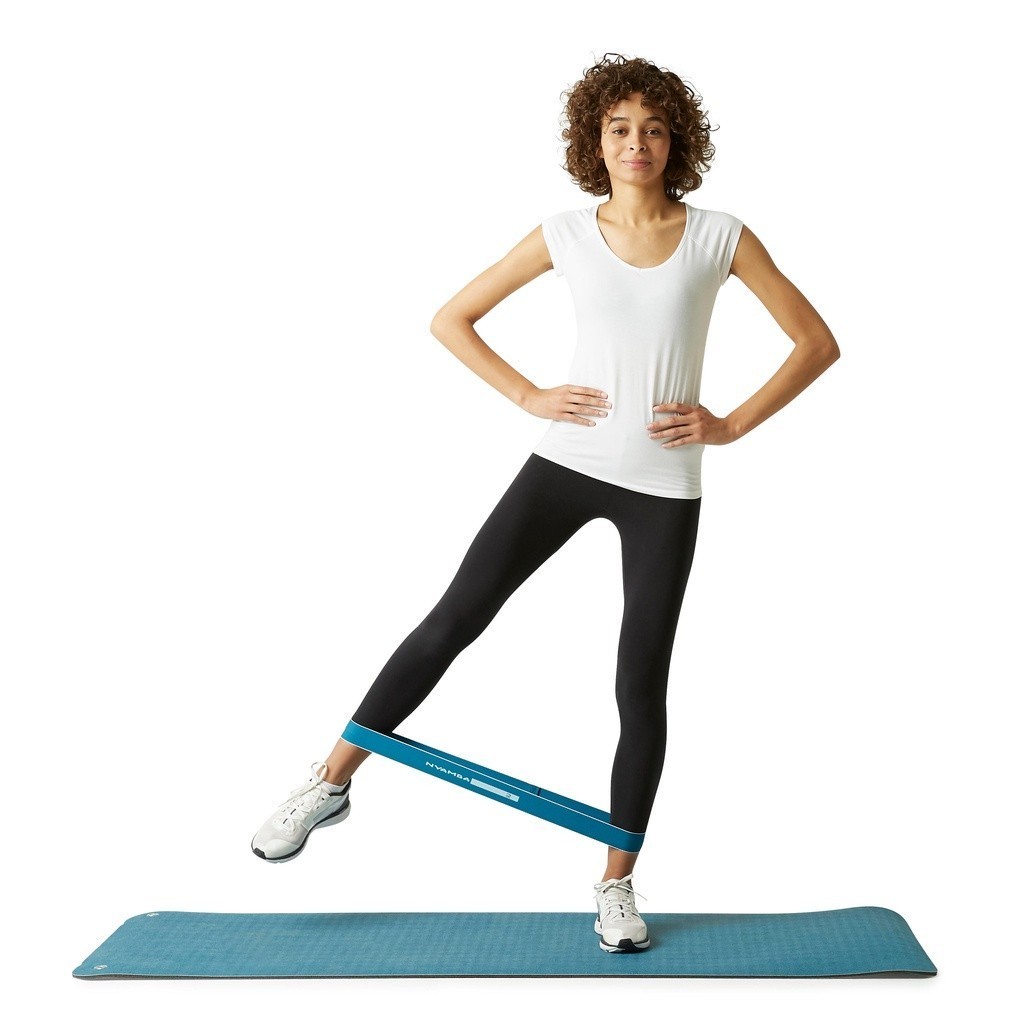 Mô tả Dây chịu lực tập pilate mini bằng vải mức kháng lực thấp 11 lbs 5 kg DECATHLON DOMYOS mã 8645654 - 7