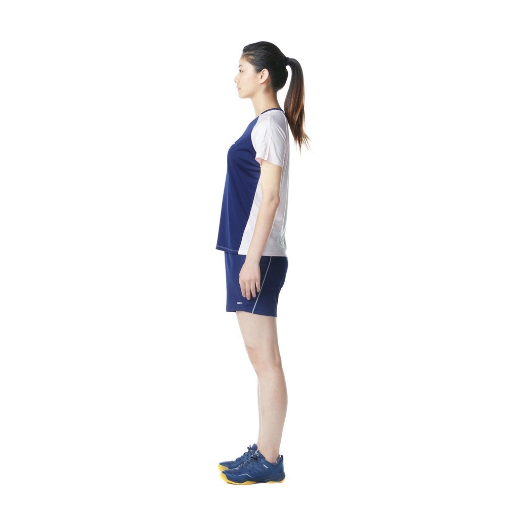Mô tả Áo thun cầu lông thông thoáng 530 cho nữ xanh dương hồng DECATHLON perfly mã 8650145 - 8