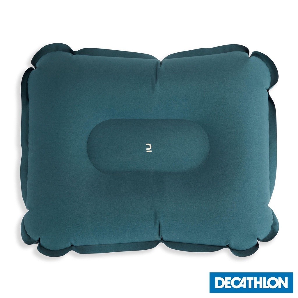 Mô tả Gối bơm hơi cắm trại tiện dụng air basic xanh DECATHLON quechua mã 8677189 - 1