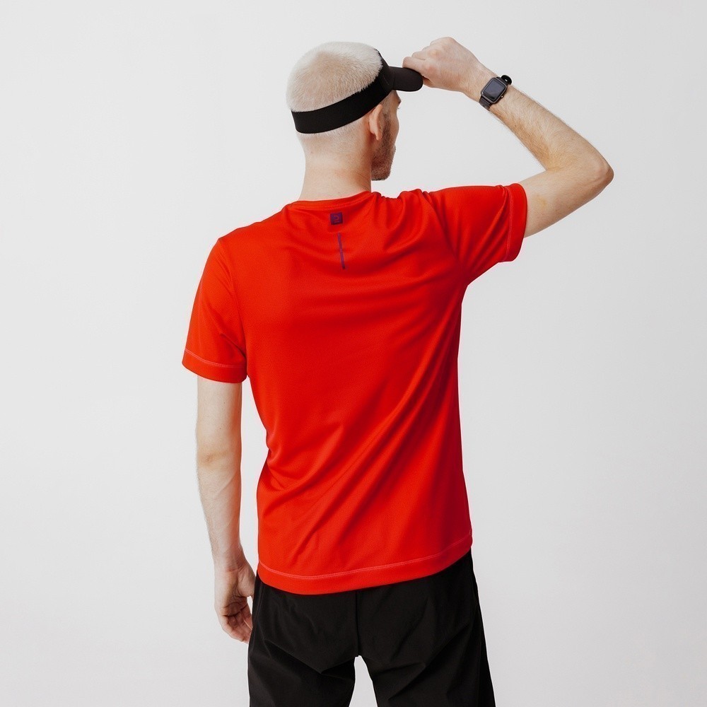 Mô tả Áo thun thể thao nam kalenji DECATHLON màu đỏ - 3