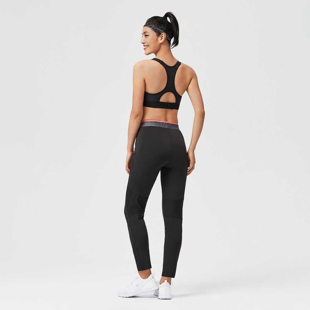 Mô tả Áo bra fitness nâng đỡ tốt 900 cho nữ đen trơn DECATHLON DOMYOS mã 8589403 - 4