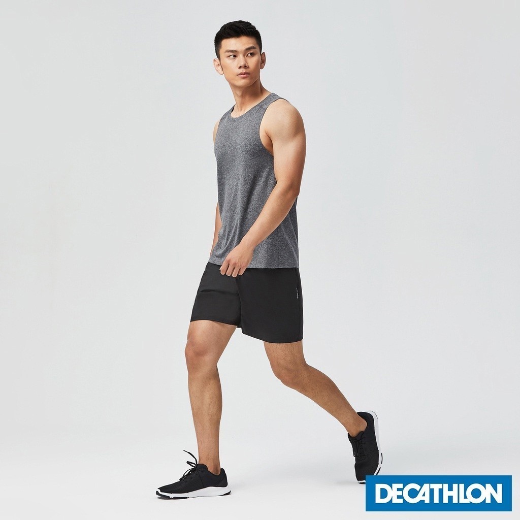 Mô tả Áo thun không tay tập cardio fitness 100 xám DECATHLON DOMYOS mã 8586846 - 1