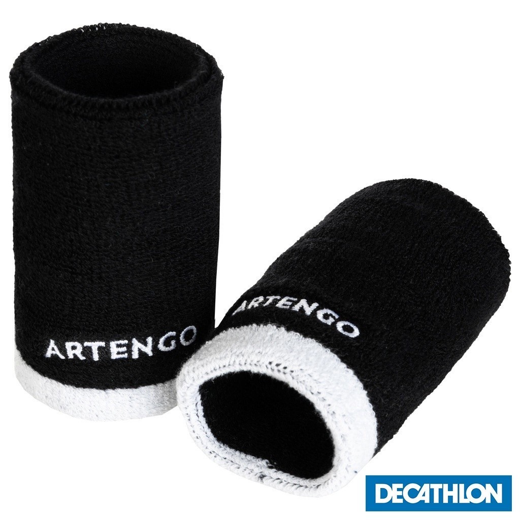 Mô tả Băng đeo cổ tay dài đen trắng DECATHLON artengo mã 8371303 - 1