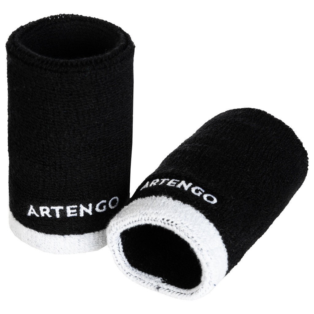 Mô tả Băng đeo cổ tay dài đen trắng DECATHLON artengo mã 8371303 - 2