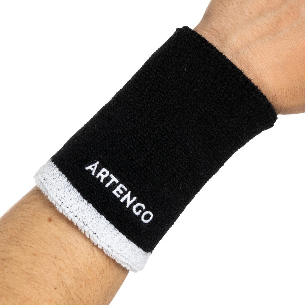 Mô tả Băng đeo cổ tay dài đen trắng DECATHLON artengo mã 8371303 - 3