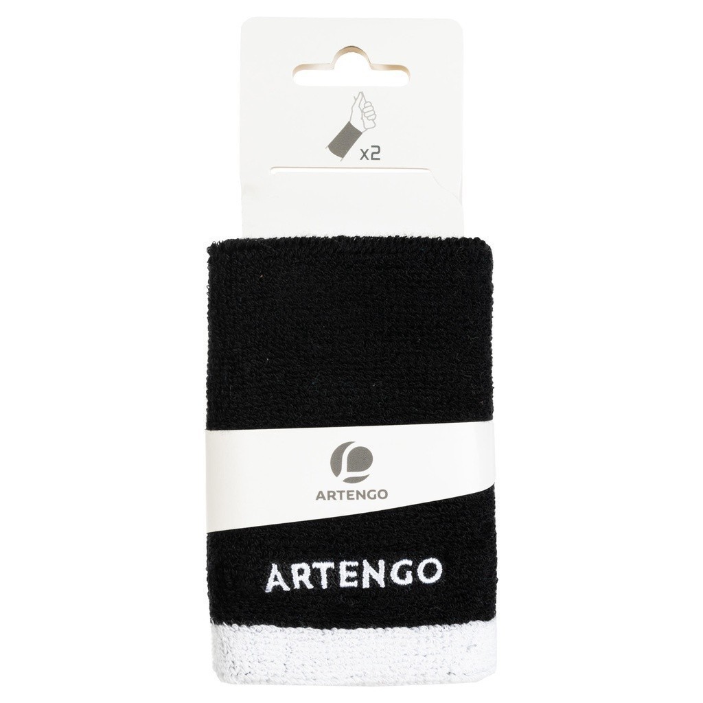 Mô tả Băng đeo cổ tay dài đen trắng DECATHLON artengo mã 8371303 - 6