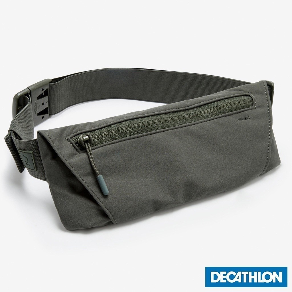 Mô tả Đai đeo hông chạy bộ cơ bản đựng điện thoại kaki DECATHLON kalenji mã 8669125 - 1