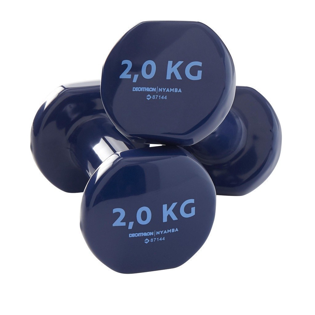 Mô tả Bộ 2 tạ cầm tay 2 kg xanh dương đậm DECATHLON DOMYOS mã 8336573 - 6