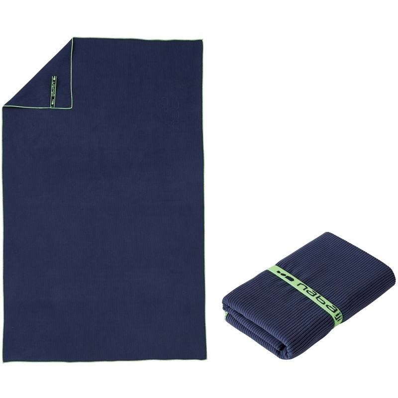 Mô tả Khăn tắm microfibre sọc dọc cỡ l 80 x 130 cm xanh sẫm NABAIJI mã 8510068 - 1