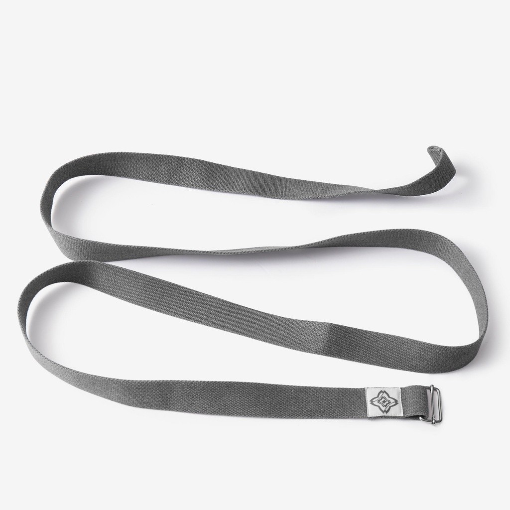 Mô tả Dây đai cotton hữu cơ tập yoga xám DECATHLON kimjaly mã 8502978 - 4