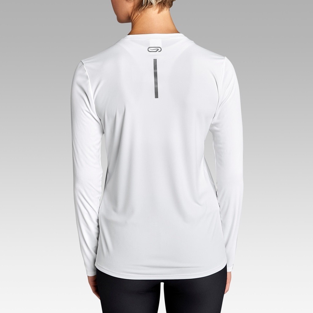 Mô tả Áo dài tay chạy bộ chống nắng sun protect cho nữ trắng DECATHLON kalenji mã 8520964 - 4