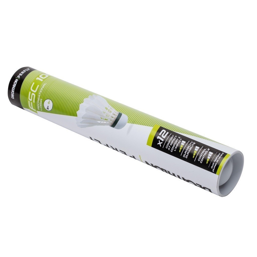Mô tả Hộp 12 quả cầu lông bằng lông vũ fsc 100 DECATHLON perfly mã 8373140 - 3