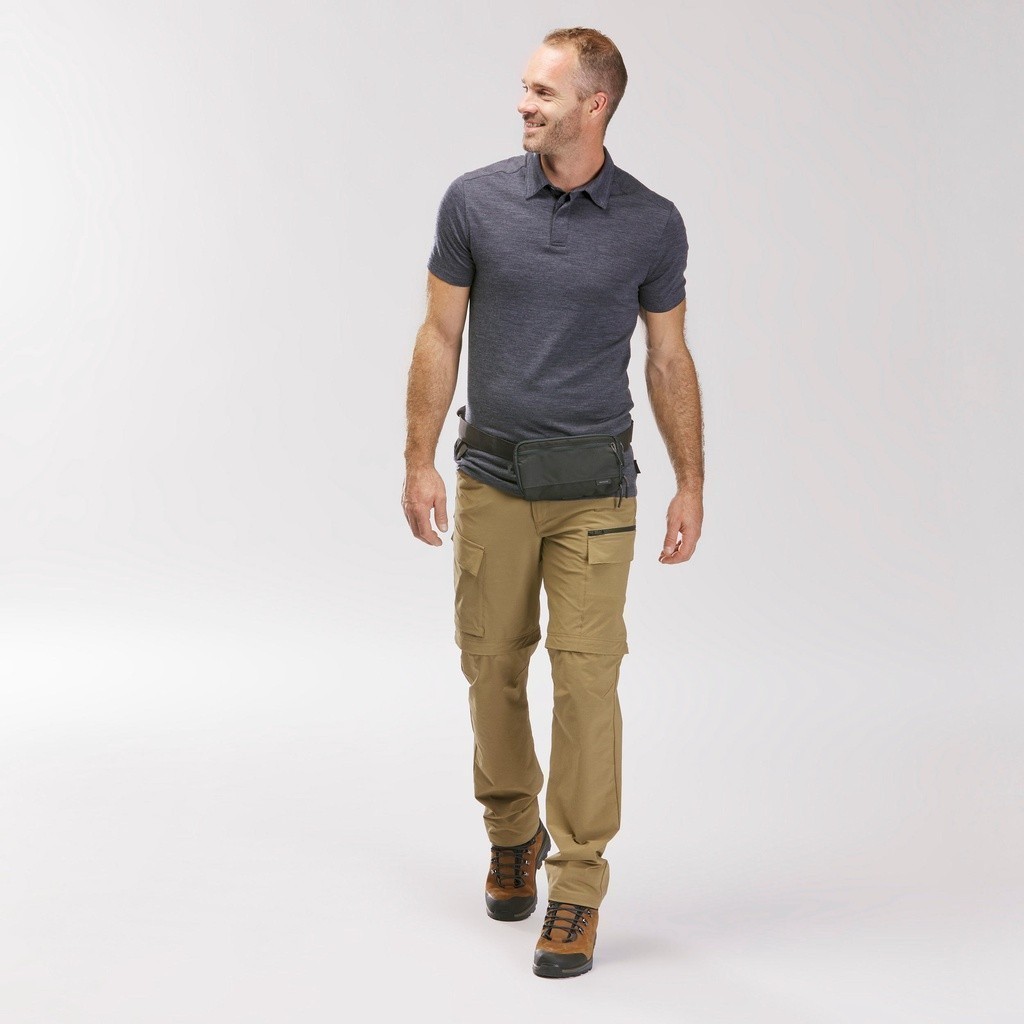Mô tả Túi trekking đeo hông cỡ lớn travel xl đen DECATHLON forclaz mã 8512007 - 8