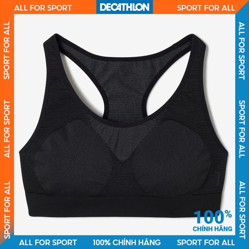 Mô tả Áo bra thể thao nâng đỡ trung bình first cho nữ đen DECATHLON kalenji mã 8772915 - 6