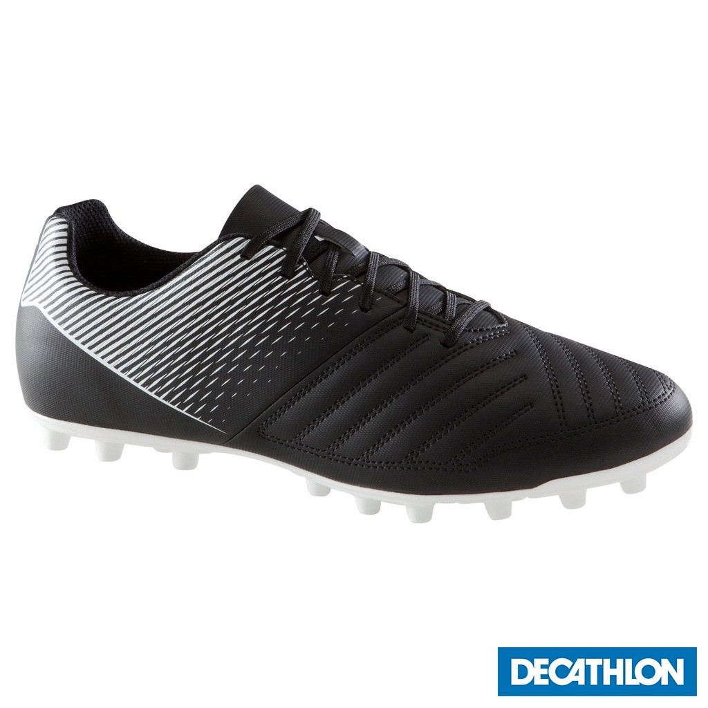Mô tả Giày đá bóng sân cỏ tự nhiên 100 fg cho người lớn đen trắng DECATHLON kipsta mã 8397881 - 1