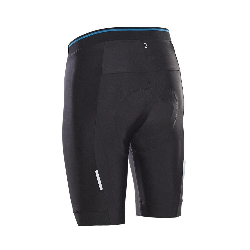 Mô tả Quần short đạp xe không yếm rc100 cho nam đen DECATHLON triban mã 8644185 - 1